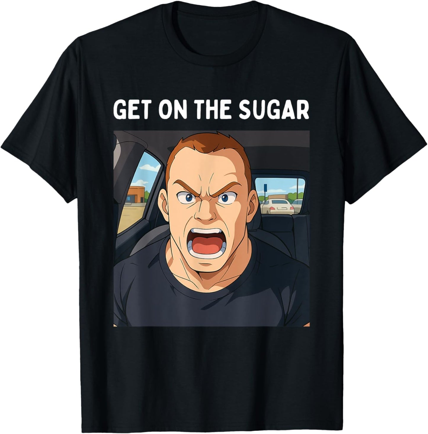 SUGAR DIET Get On The Sugar Funny Weight Loss T-Shirt