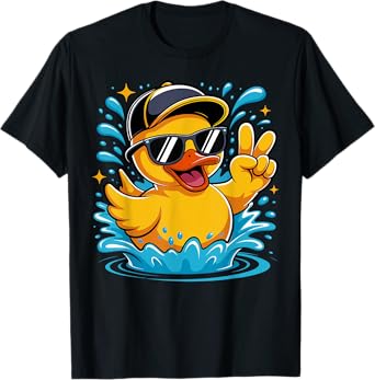 Funny Rubber Duck Graphic Duckie T-Shirt
