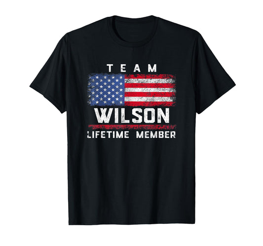Wilson Family Name - Team Wilson Lifetime Member T-Shirt