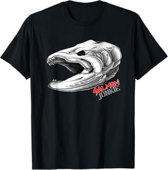 KING SALMON SKULL SHIRT - FISHING T-Shirt
