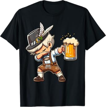 Dabbing German Lederhosen Germany Festival Oktoberfest Beer T-Shirt