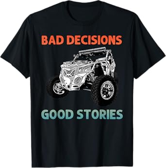 Funny SxS Art For Men Women SxS UTV Offroading Side By Side T-Shirt