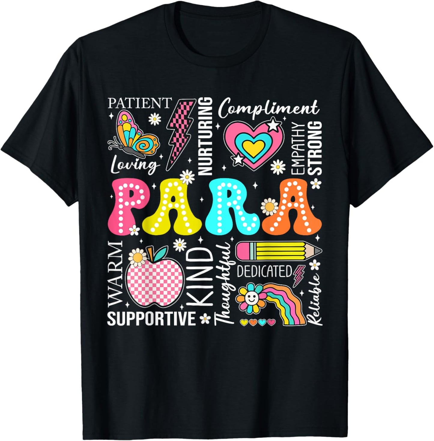 Para Professional Educator First Day Back To School Teacher Tee by TeeBrew