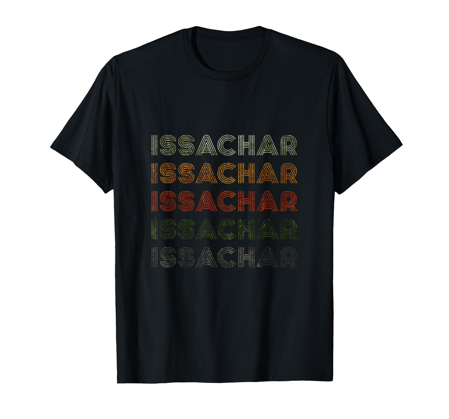 Love Heart Issachar Tee Grunge Vintage Style Black Issachar T-Shirt