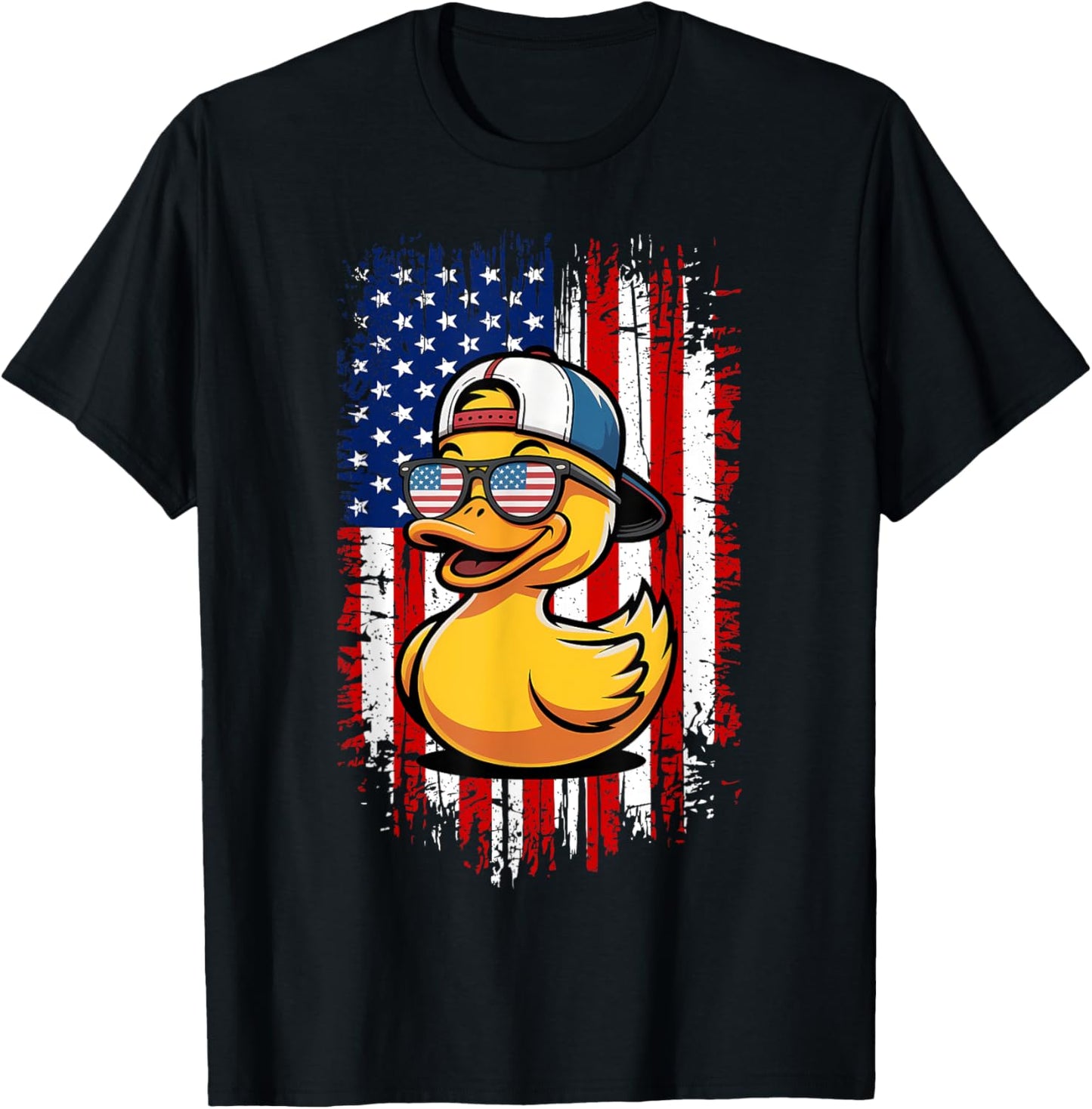 Cruise Duck Hunting Usa 4th Of July Sunglasses Rubber Duck T-shirt