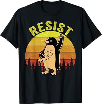 Vintage Resist Penguin Meme For Women & Men T-Shirt
