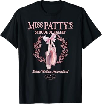 Gilmore Girls Miss Patty's School Of Ballet Distressed Logo T-Shirt