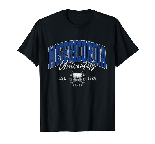 Misericordia Arch Athletic Vintage Sports Tee Men Women T-Shirt