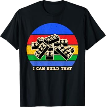 I Can Build That Master Builder Building Blocks Kids T-Shirt