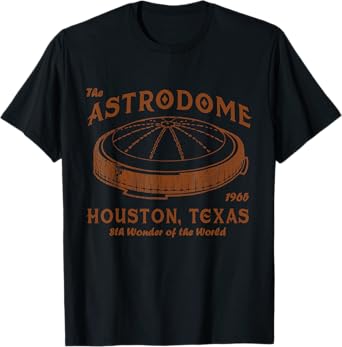 Astrodome Houston Texas Vintage Stadium Wonder Men Women T-Shirt