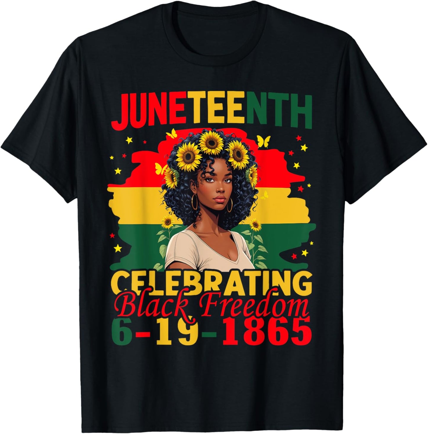 Juneteenth Black Freedom June 19 1865 African American Women T-Shirt