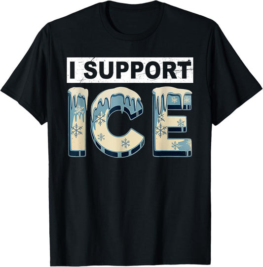 Retro I Support ICE Vintage T-Shirt