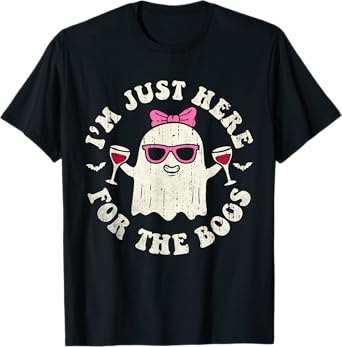 I'm Just Here for The Boos Halloween Party Drinking Beer T-Shirt