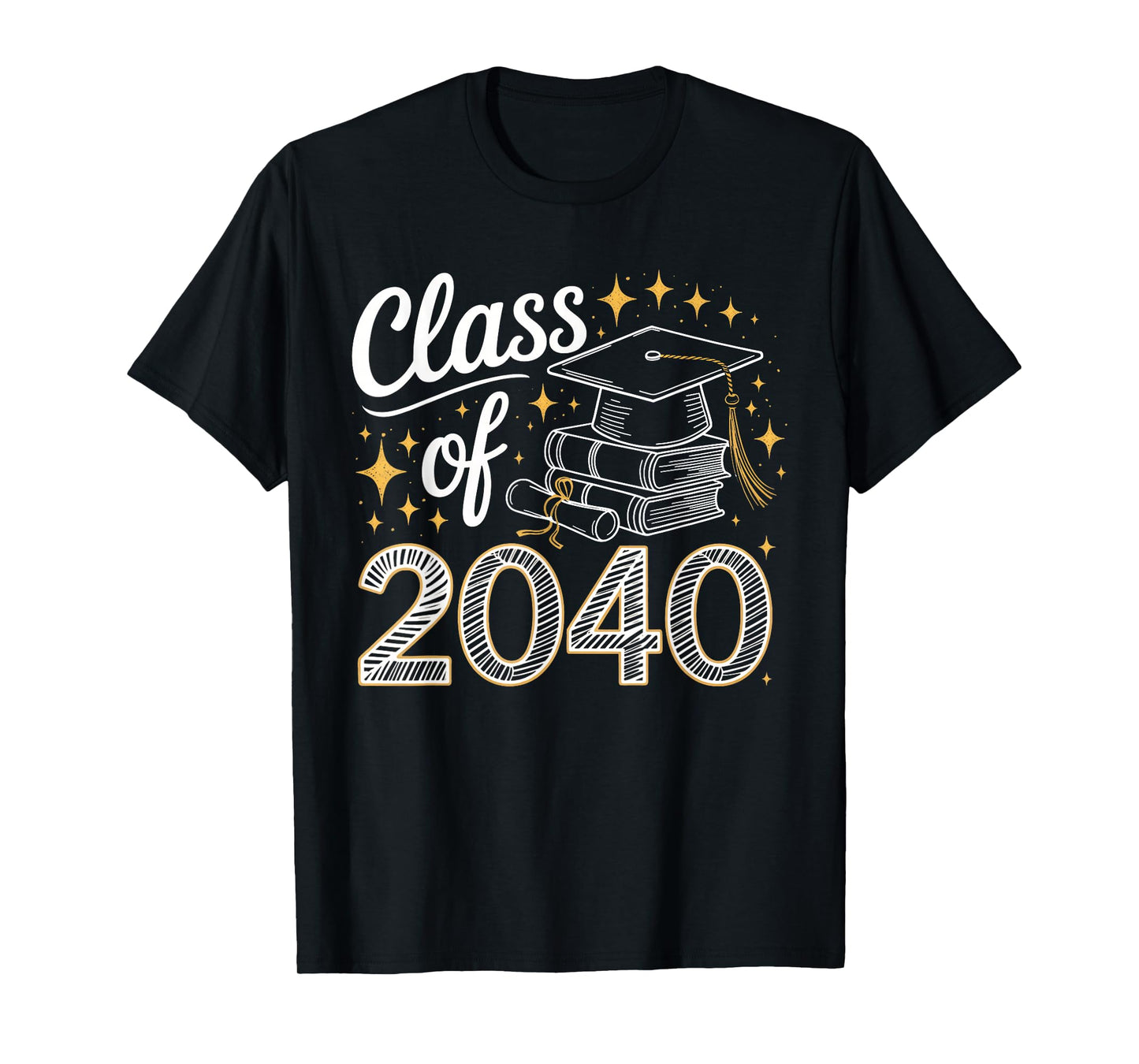 Class of 2040 First Day of Kindergarten Graduation Humor T-Shirt