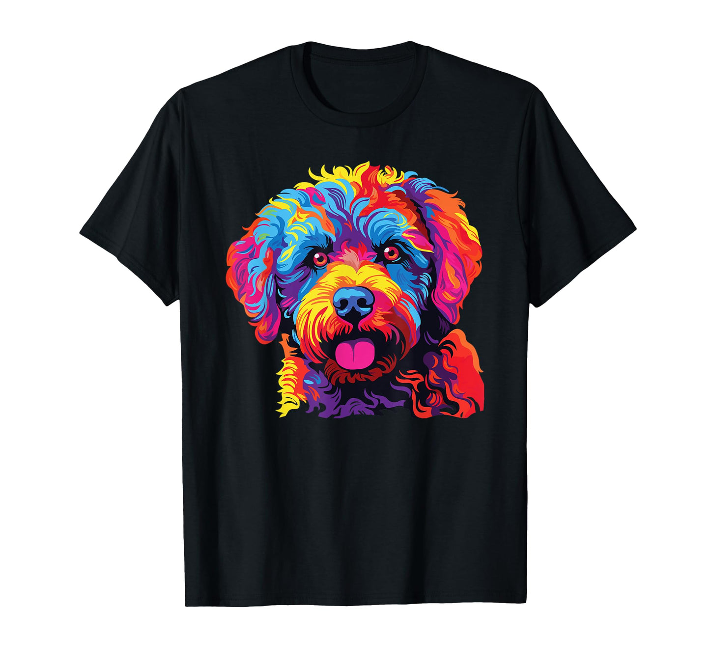 Watercolor Colorful Lagotto Romagnolo Dogs T-Shirt