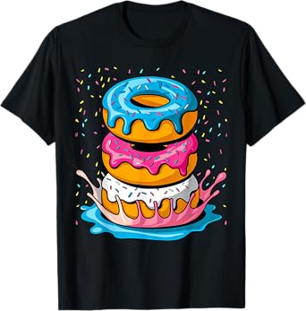 Colorful Donut I Kids Donut T-Shirt