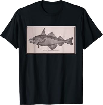 Vintage Haddock Fish Illustration (1923) T-Shirt