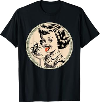 Dark Humor Vintage Retro Funny Classic - Bug Licker T-Shirt