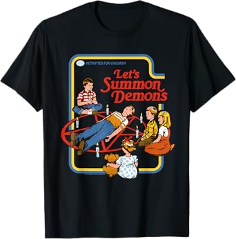 Lets Summon Demons Occult Retro Vintage Funny Adult Humor T-Shirt