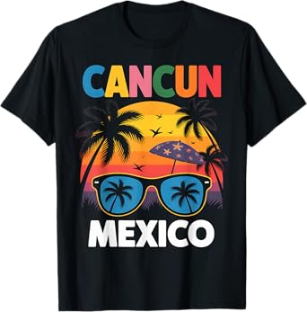 Cancun Mexico Summer Vacation Beach Trip Souvenir Gift T-Shirt