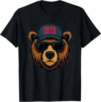 Papa Bear - Father's Day Great Dad Joke T-Shirt