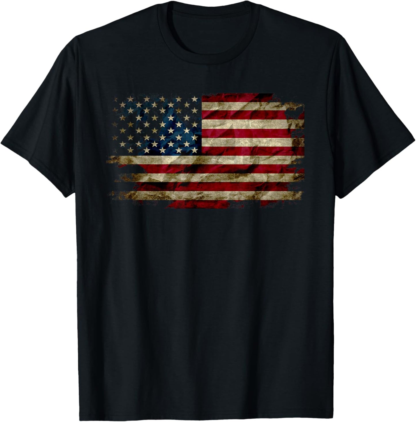 vintage American Flag USA family matching US 4th Of July T-Shirt