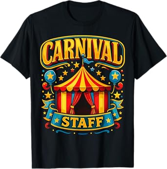 Circus Staff Matching Funny Carnival Staff T-Shirt