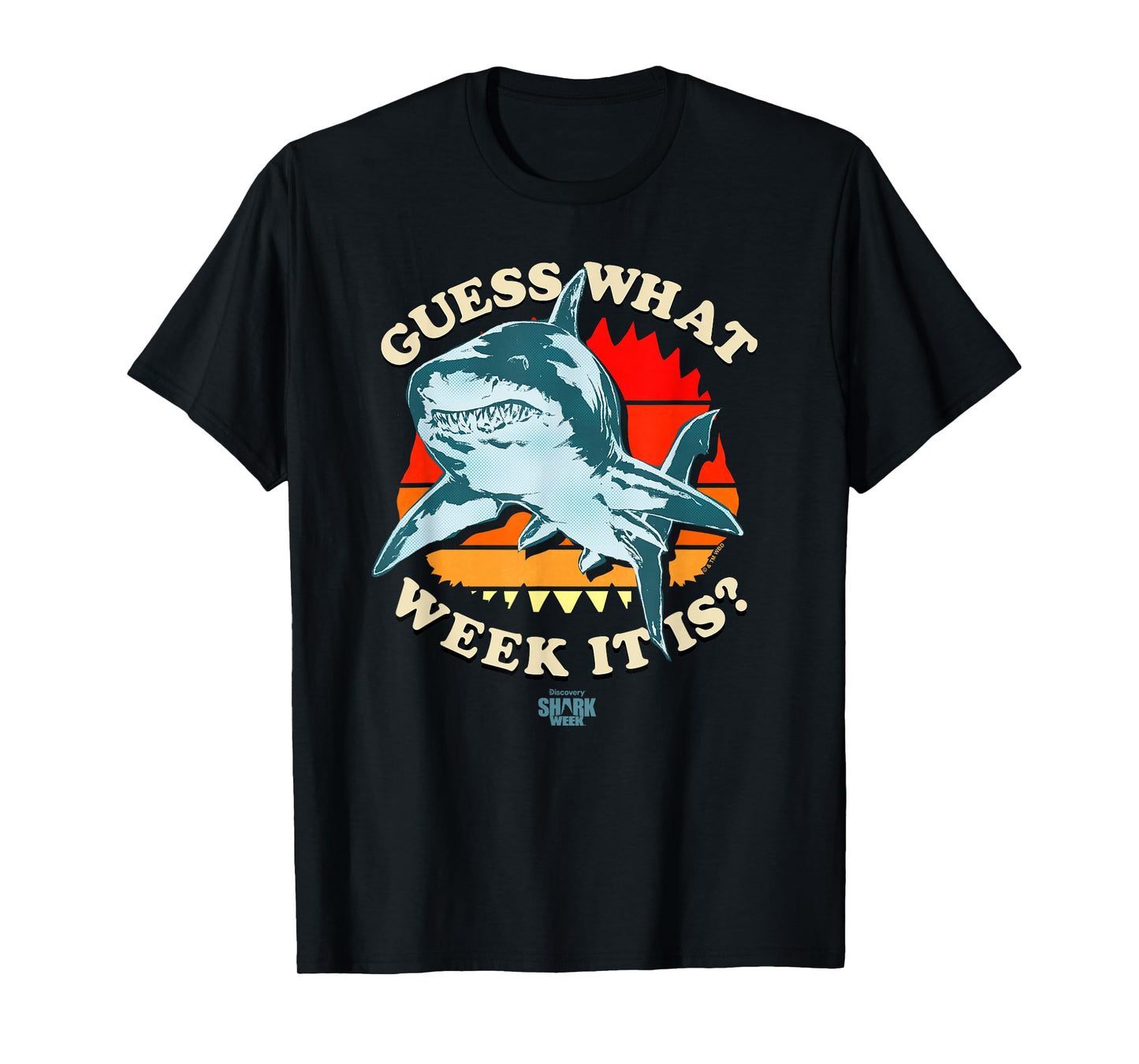 Shark Week Officially Licensed Guess The Week T-Shirt