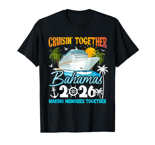 Bahamas Cruise 2026 Family Cruise Trip Squad Group Vacation T-Shirt