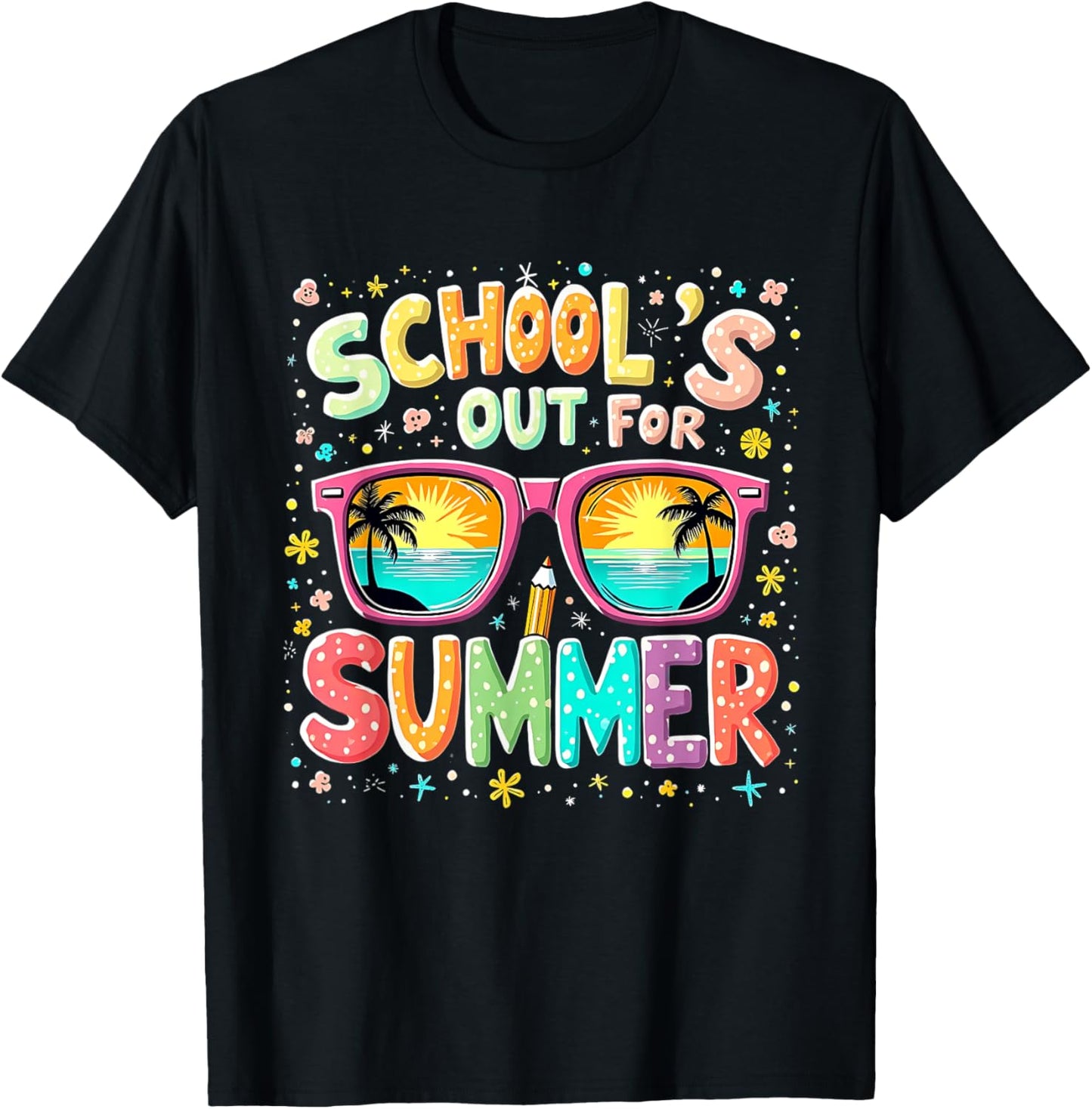 School’s Out For Summer Vacation Last Day Of School Tee | TeeBrew