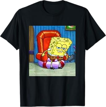 SpongeBob SquarePants Ight Imma Head Out Meme Frame T-Shirt