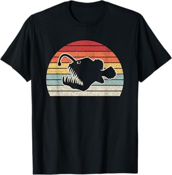 Vintage Retro Angler Fish T-Shirt