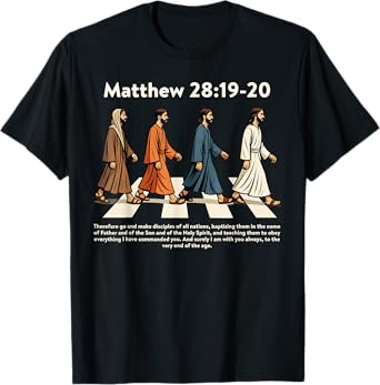 Matthew 28:19-20 Make Disciples Christian Jesus Funny Men T-Shirt