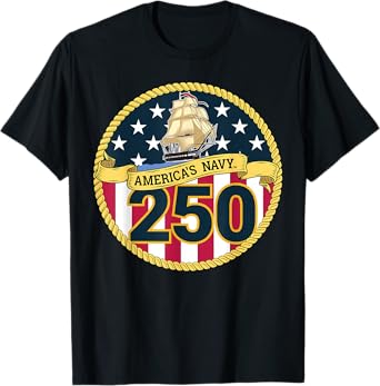 Official United States Navy 250th T-Shirt