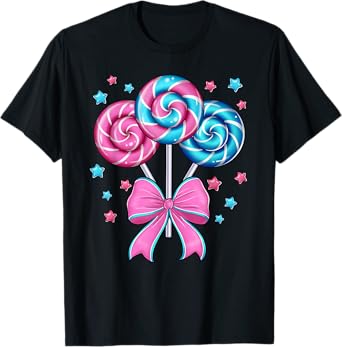 Cute Lollipop Candy Design for Women Girl Toddler Kids T-Shirt