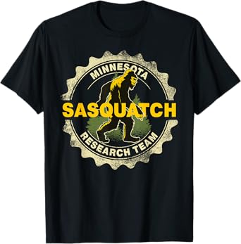 Minnesota Sasquatch Research Team Bigfoot Believer Fan T-Shirt