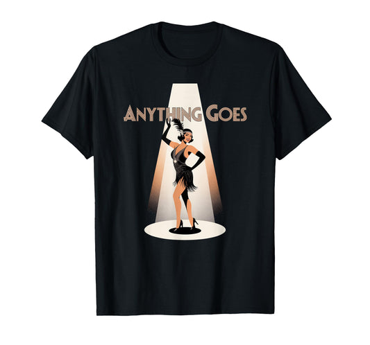 Anything Goes Retro Musical Theater Broadway Theatre T-Shirt