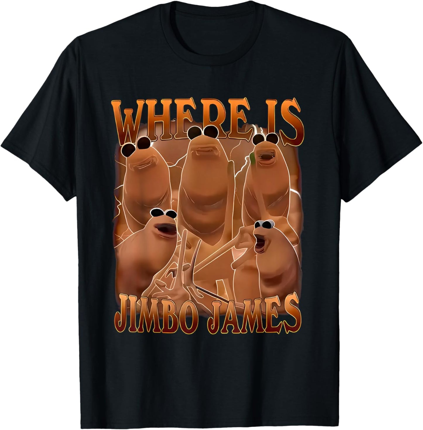Where Is Jumbo James Womens Marcus The Worm Funny Meme T-Shirt