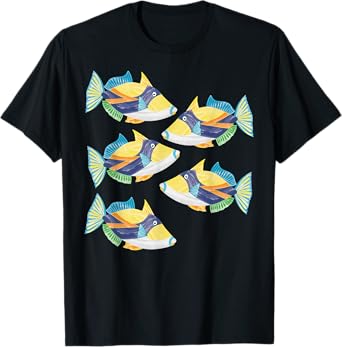 Exotic Reef triggerfish humuhumu Tshirt