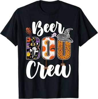 Beer Boo Crew Halloween Match Brewer T-Shirt