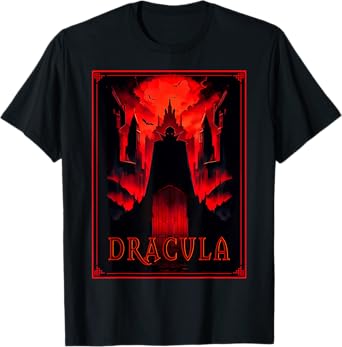 Dracula Gothic Horror Vampire Art -Halloween Vampire fans T-Shirt