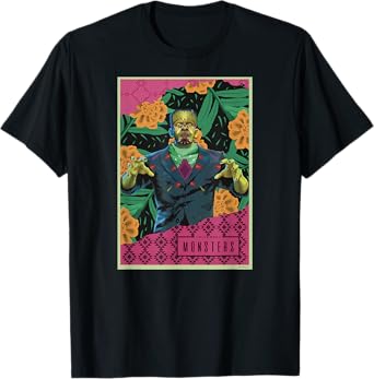 Universal Monsters Frankenstein Día De Los Muertos T-Shirt