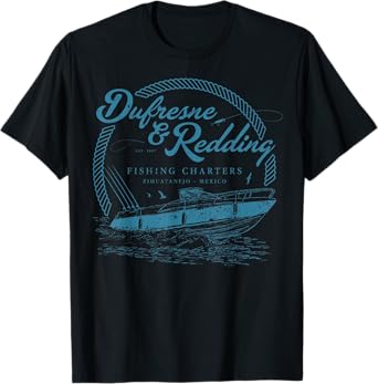 Retro Vintage Dufresne And Redding Fishing Charters Lover T-Shirt