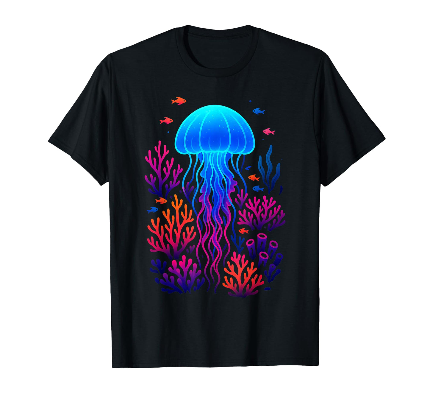 Glowing Jellyfish Ocean Adventure Gift for Sea Lovers T-Shirt