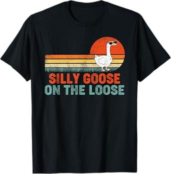 Silly Goose Shirt, Graphic Tees Men, Funny Shirts For Men T-Shirt