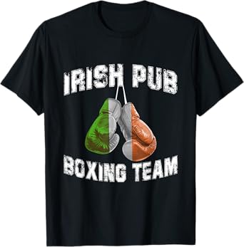 Irish Boxing Funny Ireland Flag - Irish Pub T-Shirt