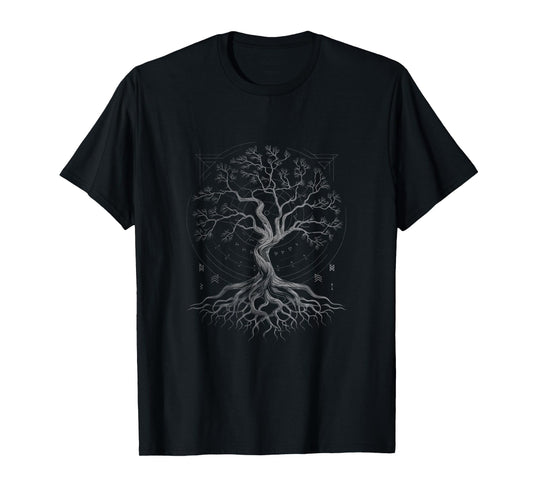 Tree Life Yggdrasil Viking Mythology T-Shirt