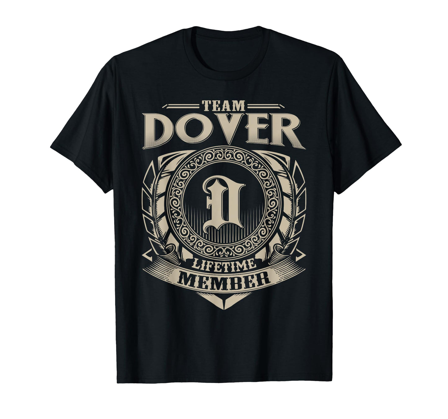 Team DOVER Lifetime Member Funny DOVER Family Name Vintage T-Shirt