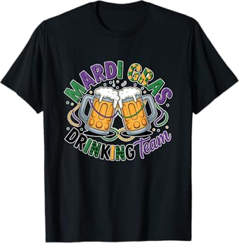 Mardi Gras Drinking Team Beer Carnival T-Shirt
