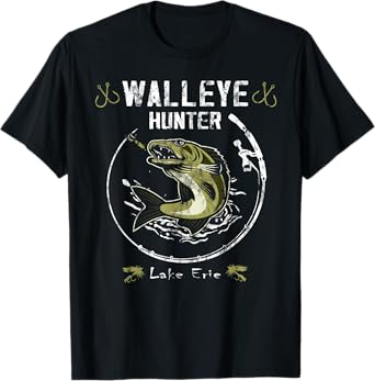 Lake Erie walleye fishing - Walleye hunter T-Shirt